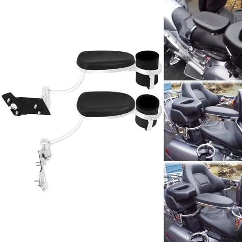 Reposabrazos ajustable negro para pasajero de Goldwing GL1800 2