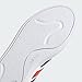 Adidas Mens CourtBlock White/White/Better Scarlet 6.5