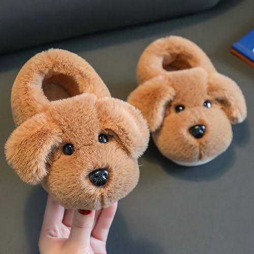 Dog slippers Funny House Slippers Toddler Girls Boys Winter Indoor Outdoor Fuzzy Warm Shoes2