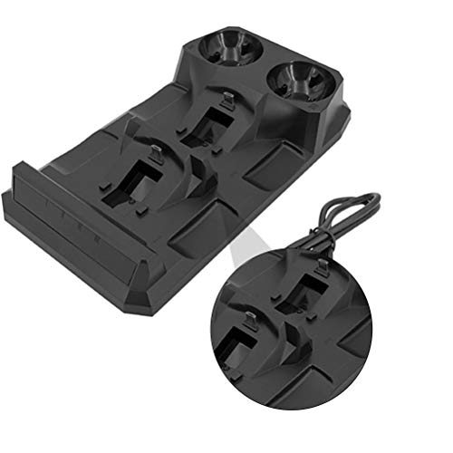 Mobestech Estação de carga de resfriamento multifuncional de prateleira de disco de controladores de