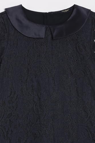 Image of Allen Solly Girl's Cotton Modern Knee-Length Dress