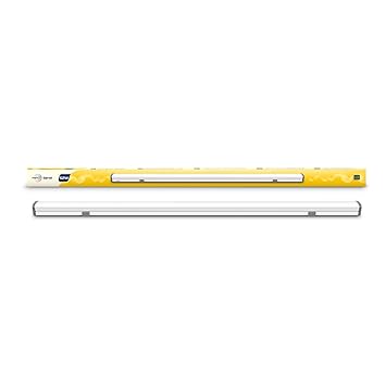 wipro Acrylonitrile Butadiene Styrene Garnet 52W LED Batten|Cool Day Light(6500K) with 5200 Lumen|Pack of 1,Tubelight with 53mm Width & 38mm Height for Wider Coverage,Bright Tubelight