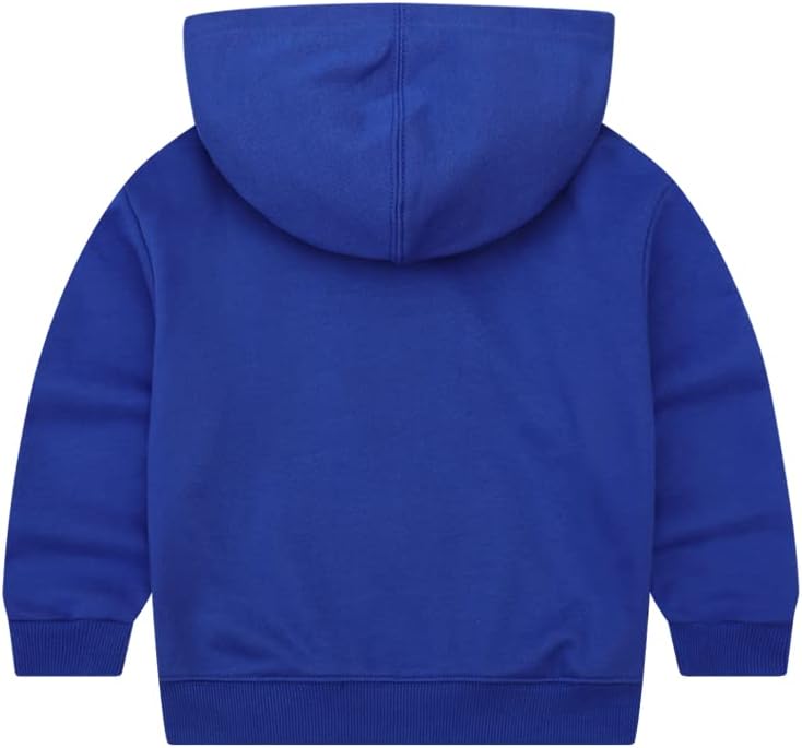DINGDONG'S CLOSET Kid Toddler Boy Girl Solid Multi-Color Basic Cotton Hoodie Hooded Zip Up Sweatshirts Pullover Jacket