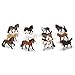 Melissa & Doug Juego de caballos Amigos de los pastizales (12 caballos coleccionables, con cajón de madera con forma de establo)