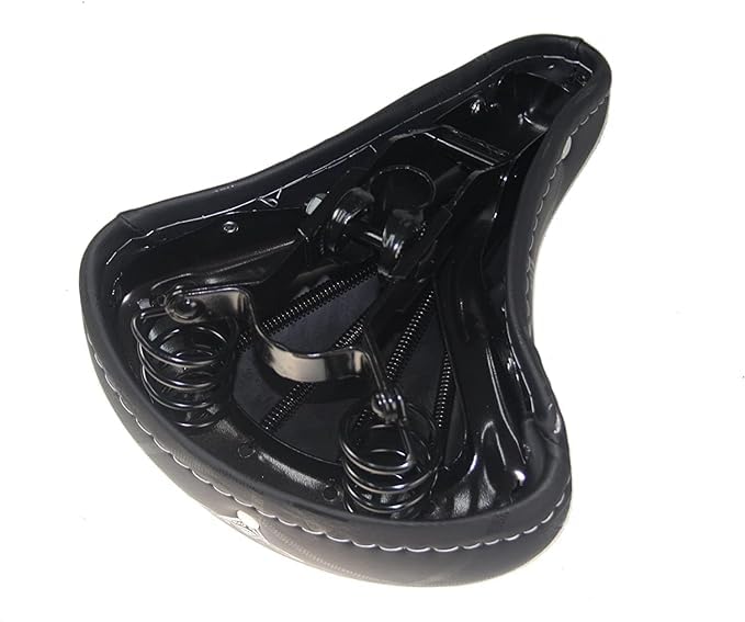 CUCUBA Sella Sellino Montegrappa Comfort con Molle Anti Urto per Bicicletta Cruiser Graziella - Epoca - Olanda City Bike Uomo/Donna
