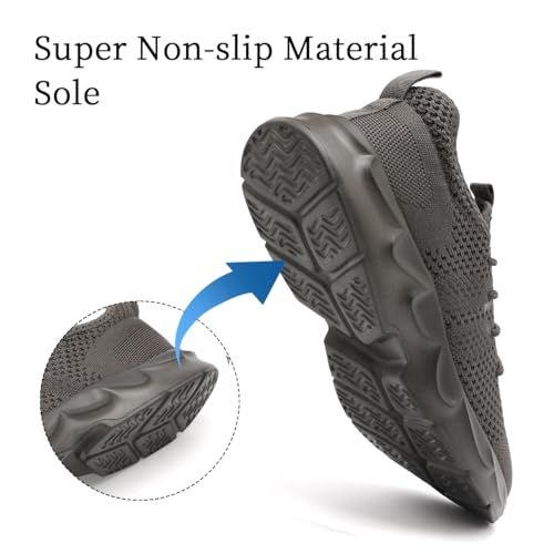 Image of Womens Walking Shoes Slip on Running Tennis Sneakers Non Slip Workout Athletic Gym Sports Breathable Mesh Lightweight Comfortable Fashion Casual Soft Sole