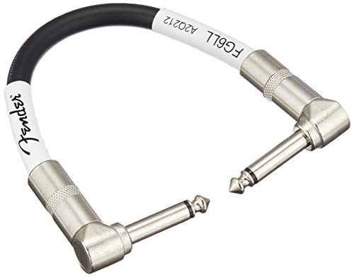 Fender Performance Series Cables Fender 6-Inch Cable Bowl of 20 - Black for guitar pedals, and pedals