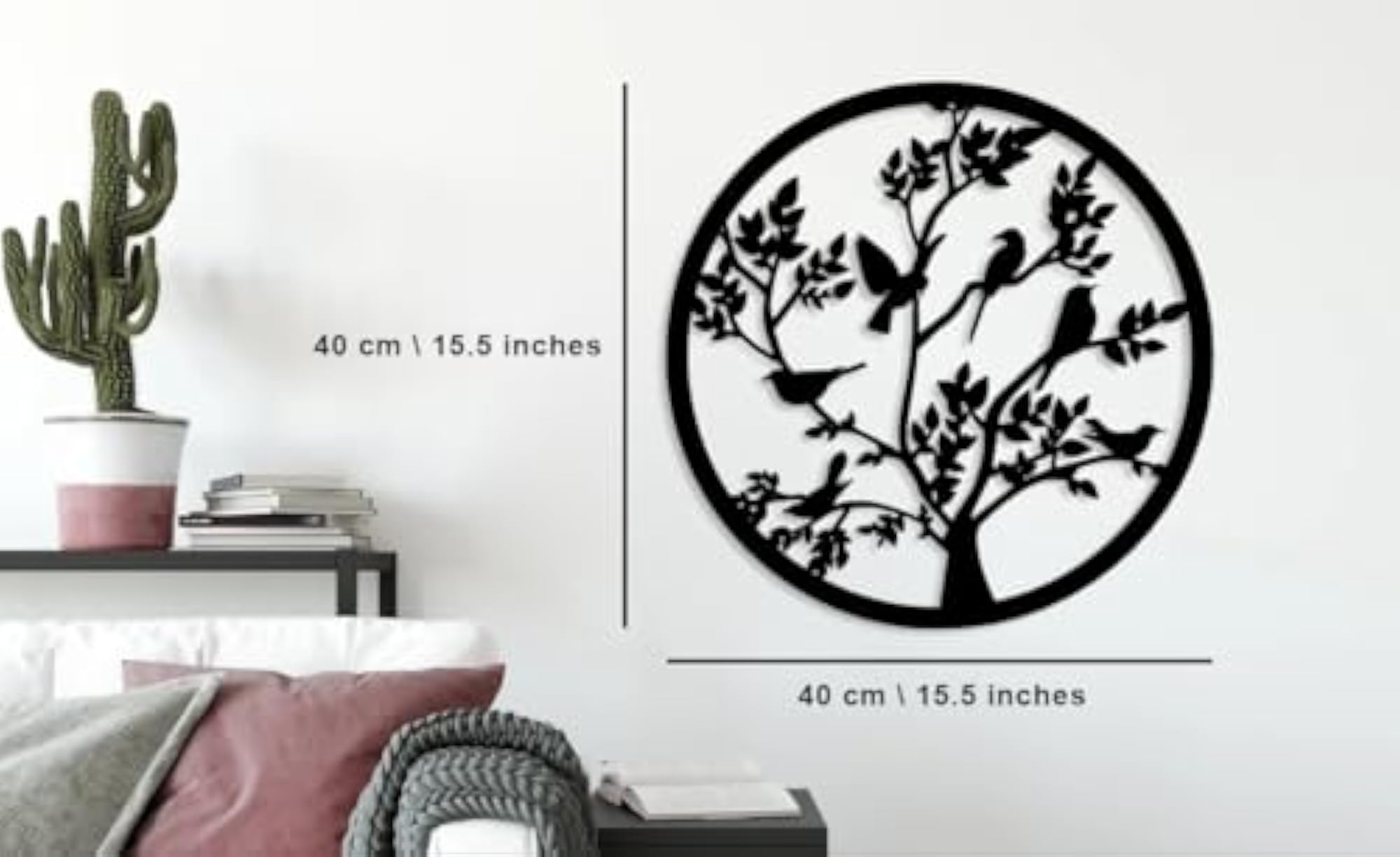 Tree of Life Metal Wall Art, Modern Home Decor