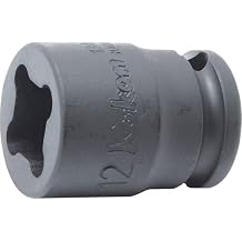 Ko-ken 13400-6WN 3/8 Sq. Dr. Socket 6mm 4 point Length 32mm Weld Nut