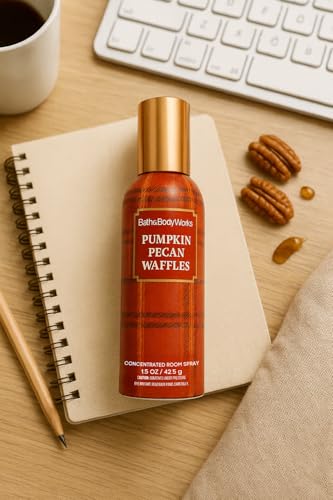 Bath & Body Works Pumpkin Pecan Waffles Concentrated Room Spray 1.5 oz 42.5 g – Sweet Fall Home Fragrance with Pumpkin Spice, Toasted Pecans, and Warm Maple Syrup - image 2