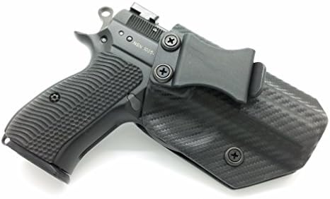 Fast Draw USA - CZ P-01 IWB Kydex Holster Inside Waistband Concealed Carry Holster Made in USA (Carbon Fiber - Right Hand)