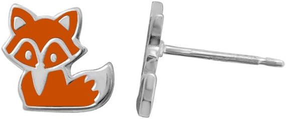 Boma Jewelry Sterling Silver Fox Stud Earrings - Image 2