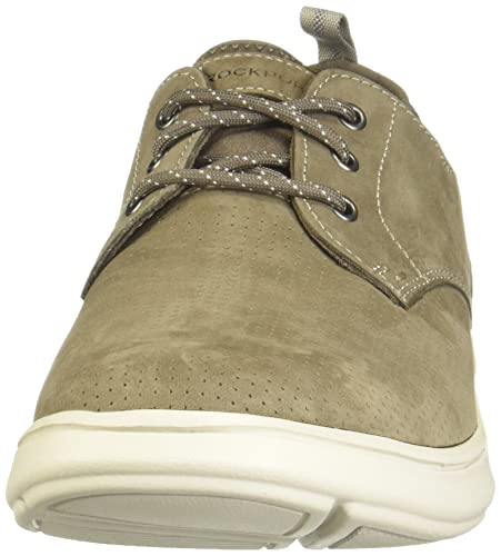 Rockport Men's Zaden Plain Toe Oxford, Breen Perfed, 9 M Us #TOP1