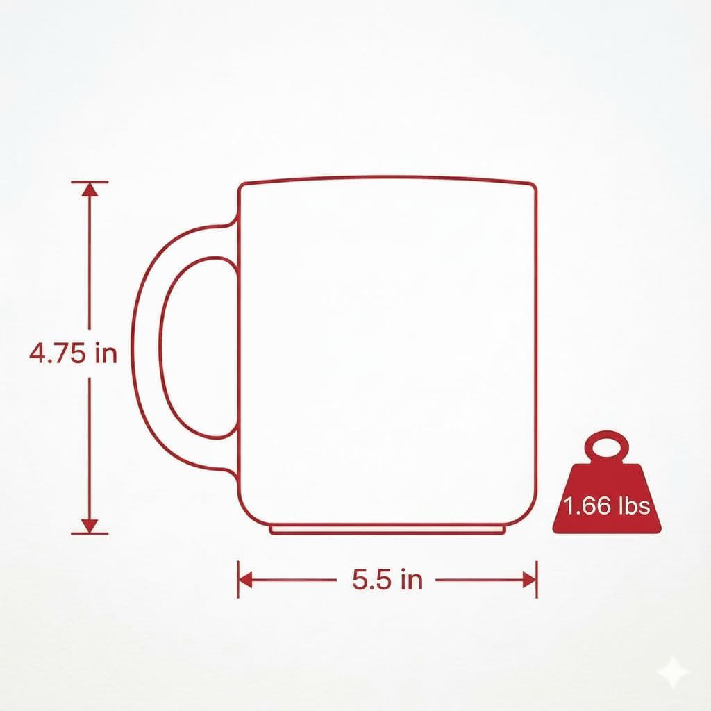 burton + BURTON GiGi Teacher Superpower 18oz Porcelain Coffee Mug – Teacher Appreciation Gift, Gift Boxed, Dishwasher & Microwave Safe