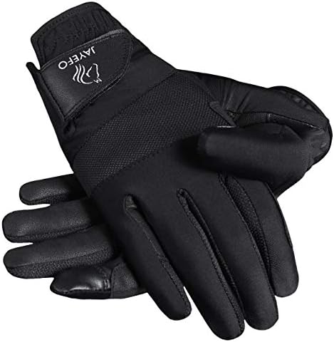 Jayefo MESH Men & Women Horse Riding Gloves (Black, X-Small)