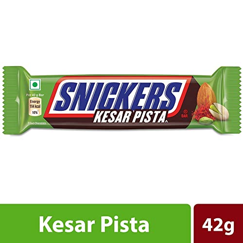 Image of Snickers Kesar Pista Chocolate Bar, 42g