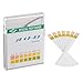 ECENCE Bandelettes de test de pH 100 pièces, papier de test tournesol, plage de mesure 4,5-9, papier indicateur universel, test d'acidité pour aquariums, eau potable