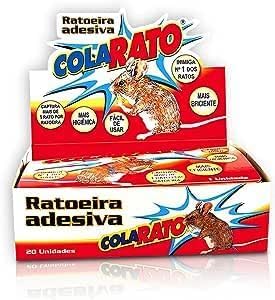 Cola Rato Ratoeira Armadilha Pega Mata Rato | Caixa 20 Unidades | #Artplast