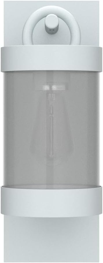 Porch Light White Dusk to Dawn Outdoor Wall Light, 13in Large Exterior Lighting Fixture for House Garage Front Door, Waterproof Outside Hanging Lamp E26 Wall Mount Lantern (Bulb Not Included)
