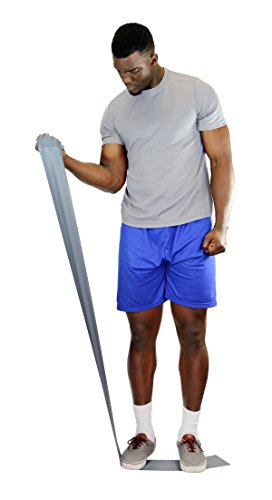 Cando Low Powder Exercise Band, 6 Yard Roll, Silver: Xx-Heavy #TOP4