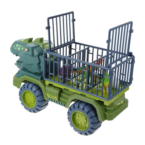 Camion dinosaure à rétrofriction grand format avec figurines éducatives pour enfant