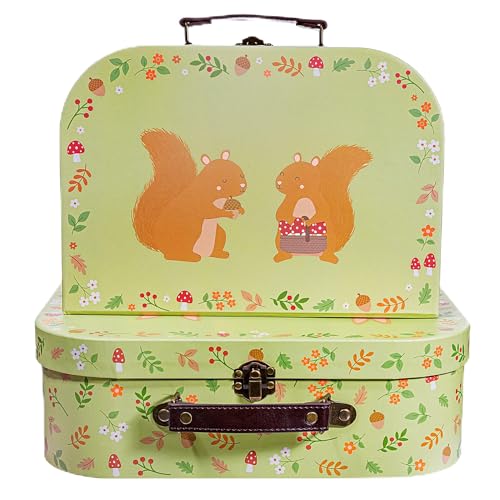 Sass & Belle Garden Friends Suitcases - Set of 2