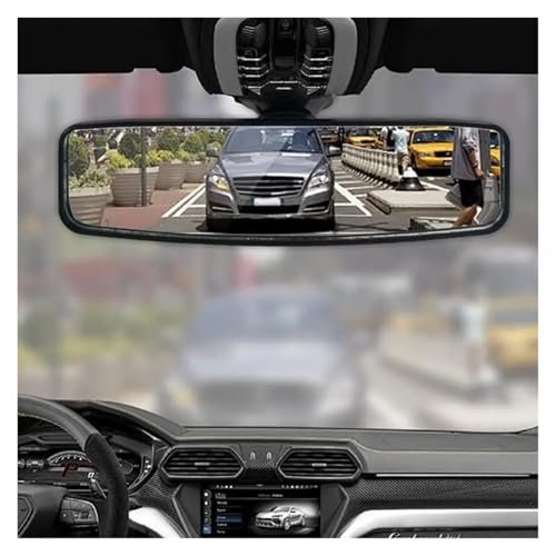 Espejo retrovisor interior de alta definición con diseño alargado y clip 3
