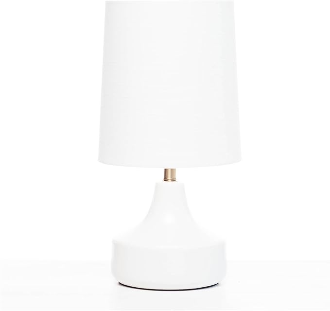 Lawrence & Scott Lawrence & Scott Akari White Porcelain Handmade Luxury Japandi Table Lamp for Bedroom Living Room Office