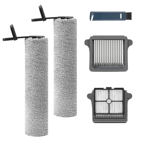 Image of keluke Only Floor One S7 Pro【for S7 Pro Order After 2024 Aug】 Replacement Roller Brushes & Filters Compatible with Tineco Floor One S7 Pro Cordless Vacuum Cleaner, 2 Brush Rollers 2 HEPA Filters