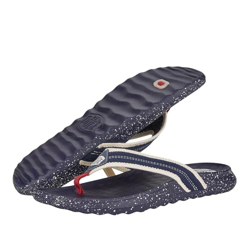 Image of HEYDUDE Men's Myers Flip Classic Sandal | Lightweight Flexible Outsole | Travel Ready Flip Flop