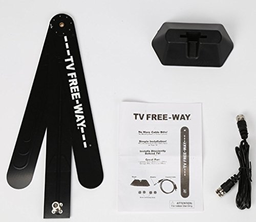 Clear TV Key TV Free-Way Clear TV Digital Indoor Antenna HD TV Free TV Digital Receive Satellite TV Indoor Antenna Ditch Cable TV Antenna for Digital TV Indoor