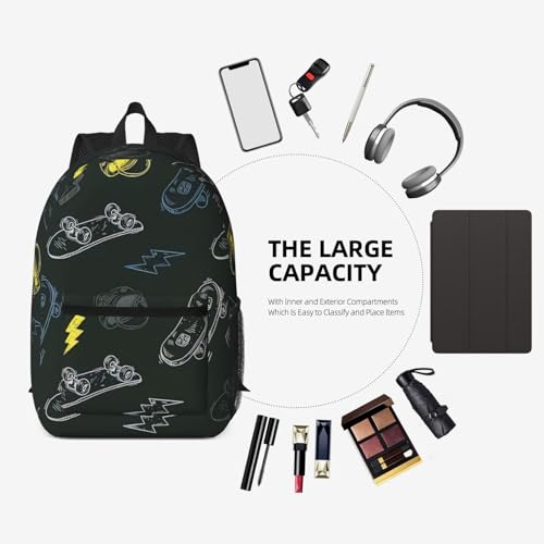 Sac à dos de voyage portable multi-poches avec grand volume de rangement