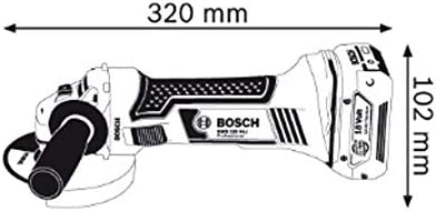 Bosch Professional GWS 18 - 125 V - LI Angle Grinder (without Battery and Charger), L - Boxx