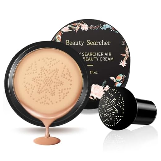 Tête de champignon - Coussin d'air CC - Fond de teint crème - Fond de teint hydratant et éclaircissant - Même teint de peau BB (marron brune)