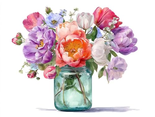 GSҌ DIY ANG̋hGLbgAPaint by NumbersqƑlnhhGԕrCeAyCgoCio[ G|XgXDIY`ACeA Ƃ̕ǂ̑A20x30cm/8x12C`(t[X) 