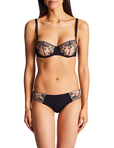 Aubade Women's Fleur De Passion Tanga, Black, S #TOP3