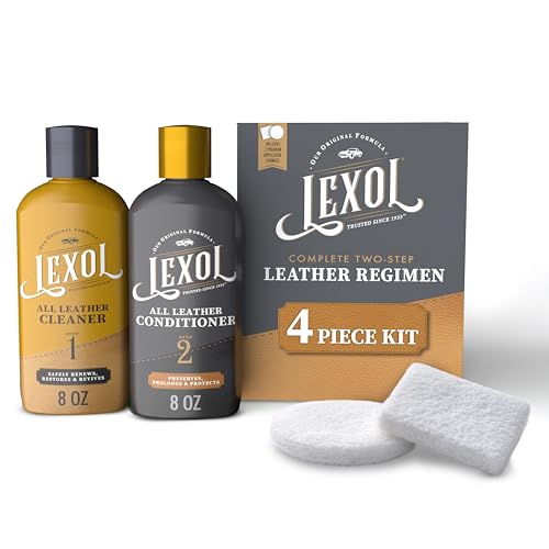 Leather Cleaner and Conditioner Kit by Lexol for Furniture C...