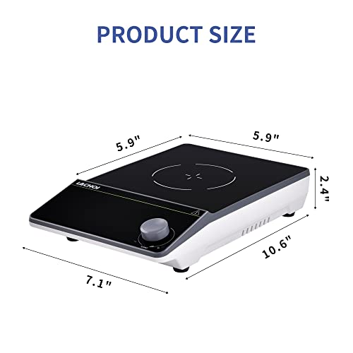 Image of Magnetic Stirrer 5.9 inch Magnetic Stir Plate with Stir Bar 200-1600RPM Max Stirring Capacity 5000ml Magnetic Stir Plate Magnetic Mixer Lab Stirrers (No Heating)