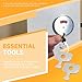 61-509 Schlage/Falcon Emergency Release Key (2 Pack), High-Strength Stainless Steel Panic Key Fits Schlage B571 & Falcon D271 Occupancy Indicator Deadbolts, Standard Size Emergency Unlock Tool