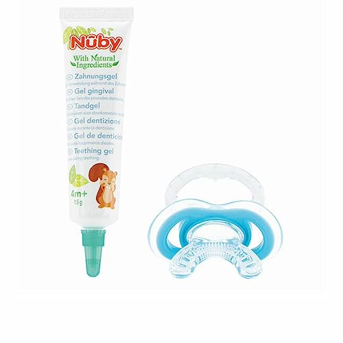 Nuby Zahngel Gum-eez 4m CG25016 White 2-teiliges Set
