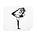 Stretching Yoga Girl Keep Outline Cleaning Cloth Screen Cleaner 2pcs Suede Fabric