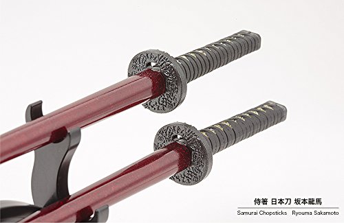 Chopsticks Samouraï Kotobukiya rouge de 23 cm baguettes de table réutilisables - 7