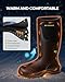 Extremus MudRidge Hunting Boots by KastKing, Men’s Waterproof Insulated Rubber Boots with 6mm Neoprene, All-terrain Anti-slip Sole, Warm Cold Weather Hunting, Fishing, Hiking & Farm Boots