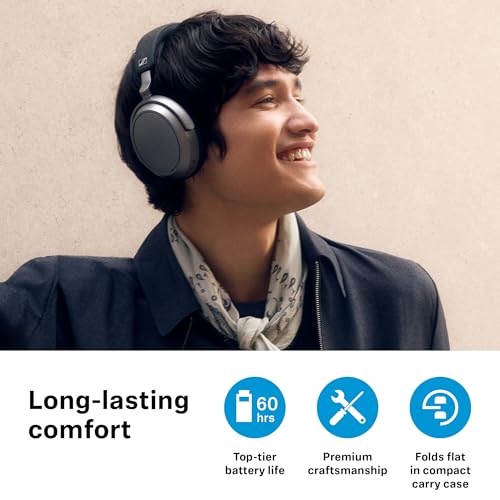 Sennheiser MOMENTUM 4 Headphones - Bluetooth Headset for Crystal-Clear Calls, Adaptive Noise Cancellation, 60h Battery Life, Lightweight, Graphite - Image 5
