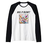 Will It Blend Blender Accessory Raglan Baseball Tee