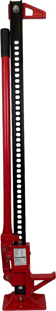 Berger & Schröter 50133 Farm Jack Wagenheber Offroad Traktorhochheber 3500kg Tragkraft, Rot