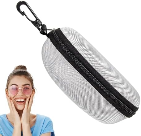 Étui Lunettes Rigide TOPSIDE - Protection Maximale - Avec Mousqueton, Cordon Et Chiffon Microfibre Protection Chocs Rayures