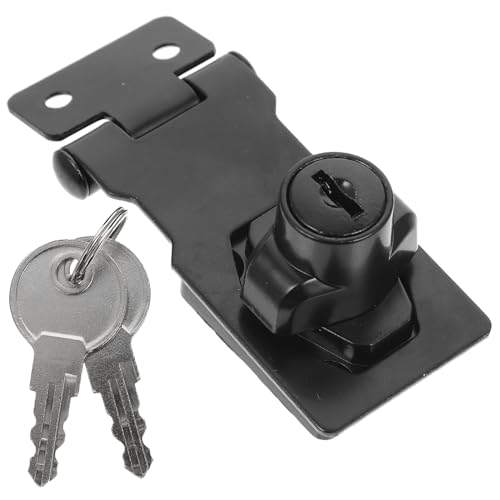 YARDWE 鍵付きキャビネットロック 亜合製 設計 取り付け簡単 家具扉用 耐久性と快適な手触りで大切な収納を保護