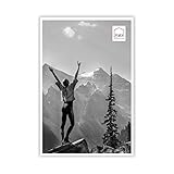 bilderrahmen kunststoff gold EASY FRAME Kunststoff Fotorahmen weiß mit 9 mm breitem Profil von HAES deco