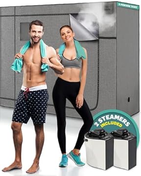 sauna box set up